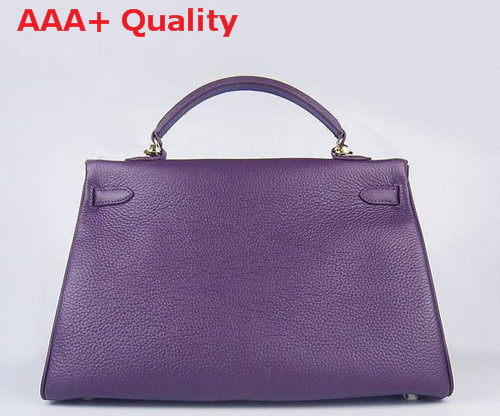 Hermes Kelly 35 In Purple Leather Replica