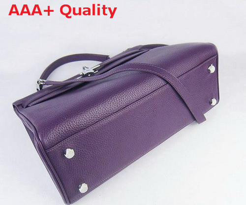 Hermes Kelly 35 Purple Silver Replica