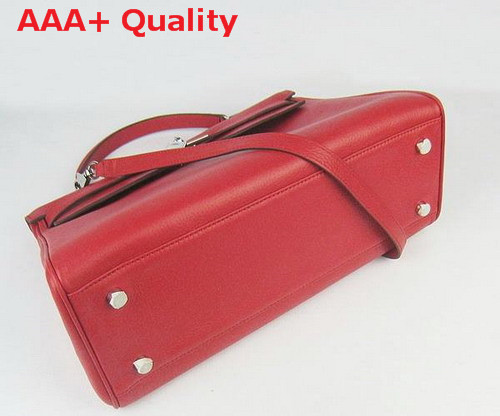 Hermes Kelly 35 Red Silver Replica