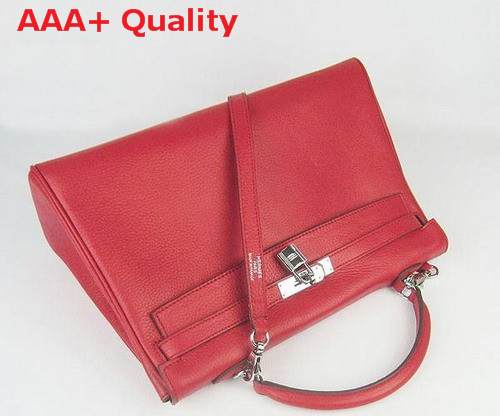 Hermes Kelly 35 Red Silver Replica