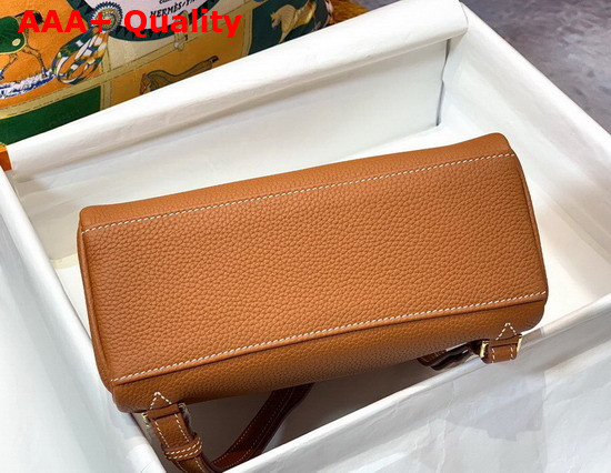 Hermes Kelly Ado Backpack Gold Togo Calfskin Leather Replica
