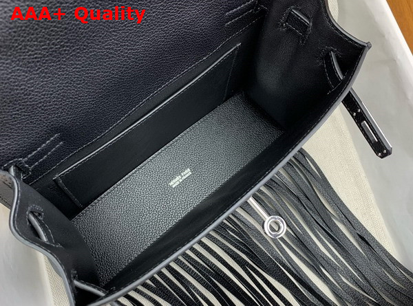 Hermes Kelly Danse Anate Shoulder Bag in Black Evergrain Leather Replica
