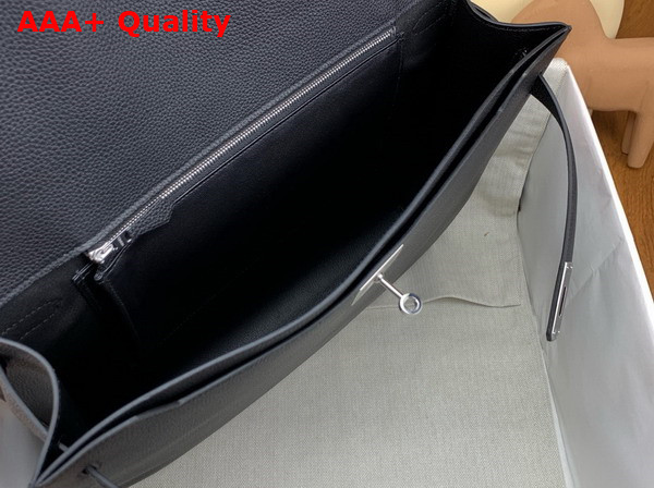 Hermes Kelly Depeches 36 Briefcase in Black Togo Calfskin Replica