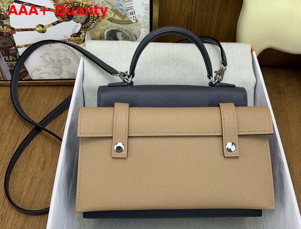 Hermes Kelly Doll Picto Black Epsom Leather Replica