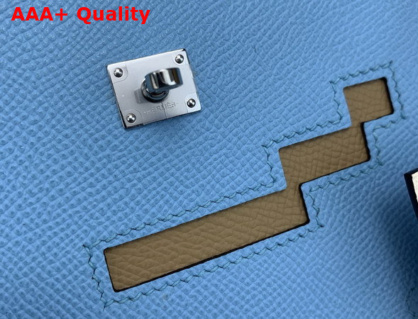 Hermes Kelly Doll Picto Candy Blue Epsom Leather Replica