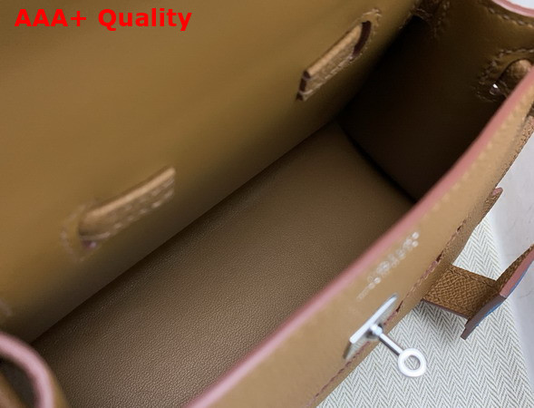 Hermes Kelly Doll Picto Gold Brown Epsom Leather Replica