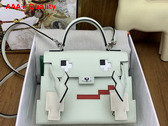 Hermes Kelly Doll Picto Mint Green Epsom Leather Replica