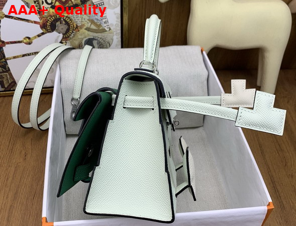 Hermes Kelly Doll Picto Mint Green Epsom Leather Replica