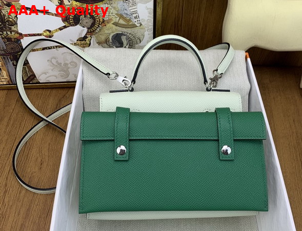 Hermes Kelly Doll Picto Mint Green Epsom Leather Replica