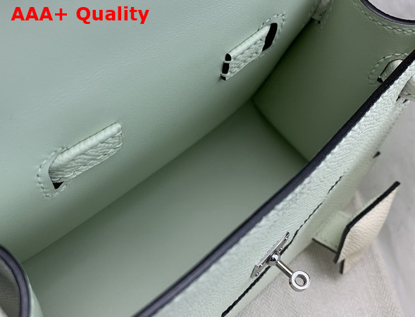 Hermes Kelly Doll Picto Mint Green Epsom Leather Replica