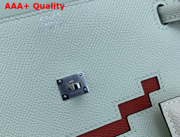 Hermes Kelly Doll Picto Mint Green Epsom Leather Replica