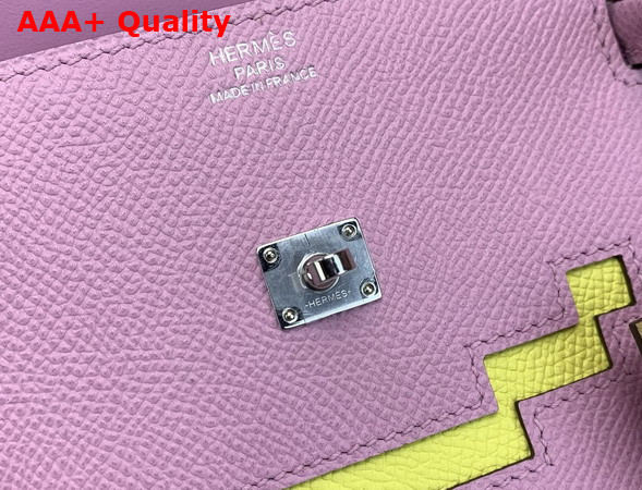 Hermes Kelly Doll Picto Pink Epsom Leather Replica