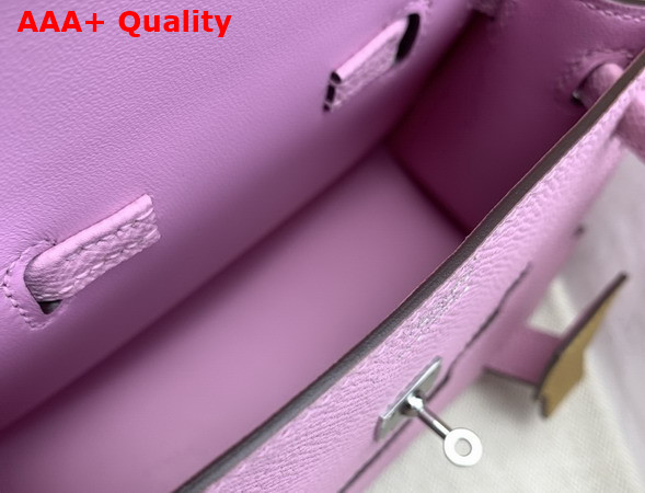 Hermes Kelly Doll Picto Pink Epsom Leather Replica
