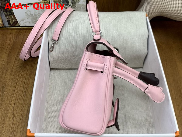 Hermes Kelly Doll in Candy Pink Swift Calfskin Replica
