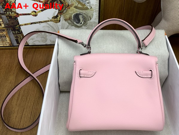 Hermes Kelly Doll in Candy Pink Swift Calfskin Replica