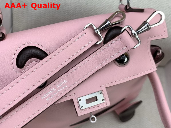 Hermes Kelly Doll in Candy Pink Swift Calfskin Replica