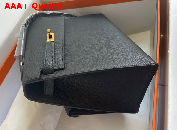 Hermes Kelly II Sellier en Desordre Black Epsom Calfskin Replica