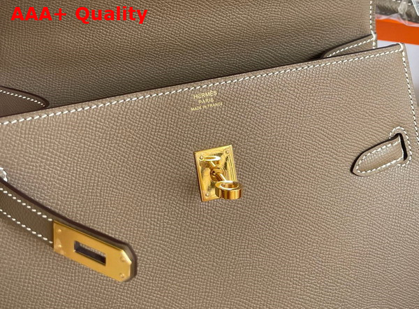 Hermes Kelly II Sellier en Desordre Elephant Gray Epsom Calfskin Replica