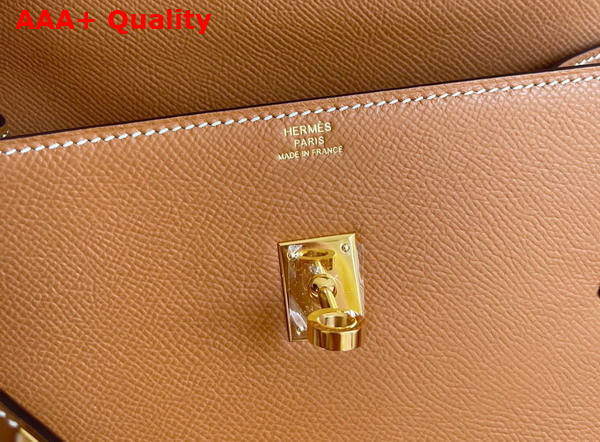 Hermes Kelly II Sellier en Desordre Gold Epsom Calfskin Replica