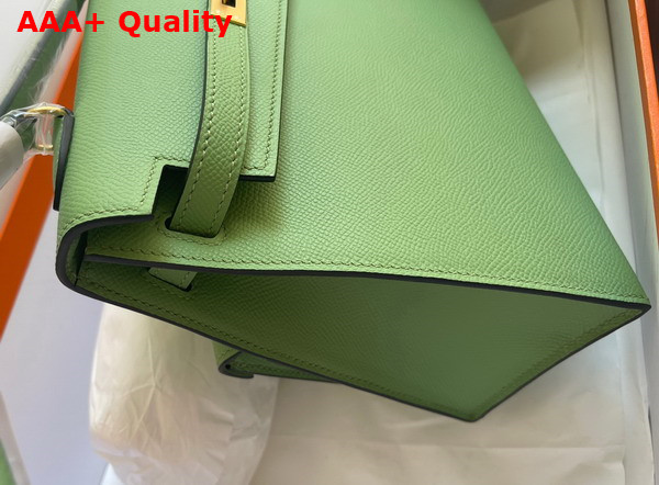 Hermes Kelly II Sellier en Desordre Green Epsom Calfskin Replica