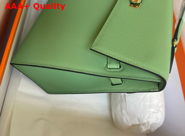 Hermes Kelly II Sellier en Desordre Green Epsom Calfskin Replica