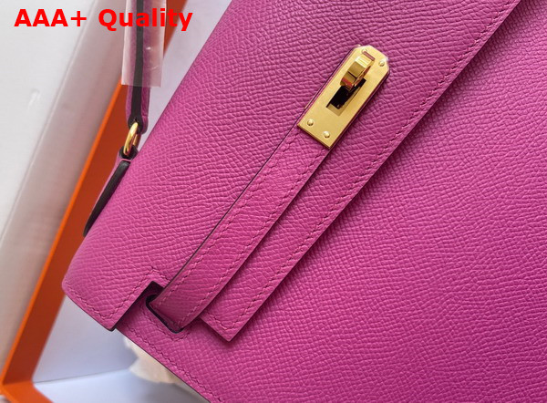 Hermes Kelly II Sellier en Desordre Magnolia Pink Epsom Calfskin Replica