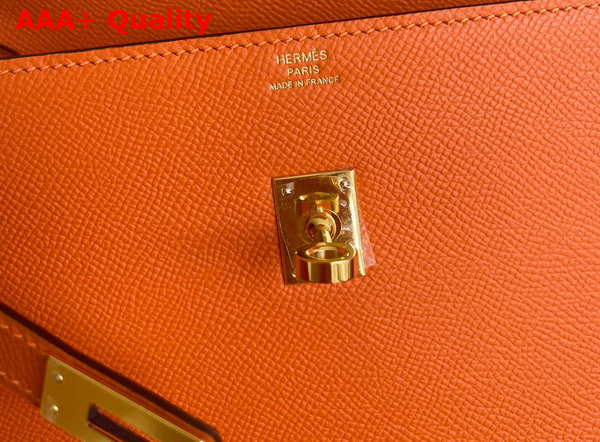 Hermes Kelly II Sellier en Desordre Orange Epsom Calfskin Replica