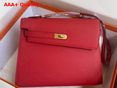 Hermes Kelly II Sellier en Desordre Red Epsom Calfskin Replica