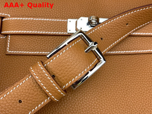 Hermes Kelly Messenger Bag in Gold Togo Calfskin Replica