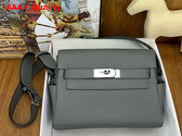 Hermes Kelly Messenger Bag in Storm Togo Calfskin Replica