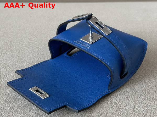 Hermes Kelly Moove Bag in Blue Swift Calfskin Replica