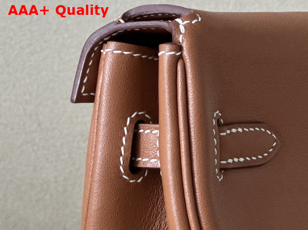 Hermes Kelly Moove Bag in Brown Swift Calfskin Replica