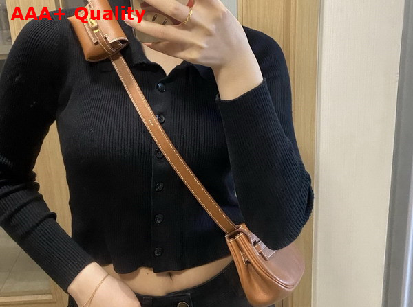 Hermes Kelly Moove Bag in Brown Swift Calfskin Replica