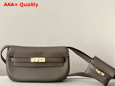 Hermes Kelly Moove Bag in Elephant Grey Swift Calfskin Replica
