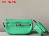 Hermes Kelly Moove Bag in Green Swift Calfskin Replica