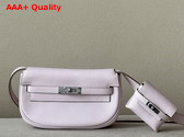 Hermes Kelly Moove Bag in Pale Pink Swift Calfskin Replica