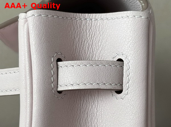 Hermes Kelly Moove Bag in Pale Pink Swift Calfskin Replica