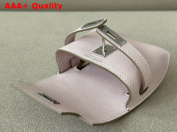 Hermes Kelly Moove Bag in Pale Pink Swift Calfskin Replica