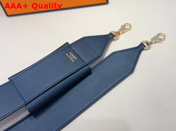 Hermes Kelly Pocket Shoulder Strap in Black Calfskin Replica