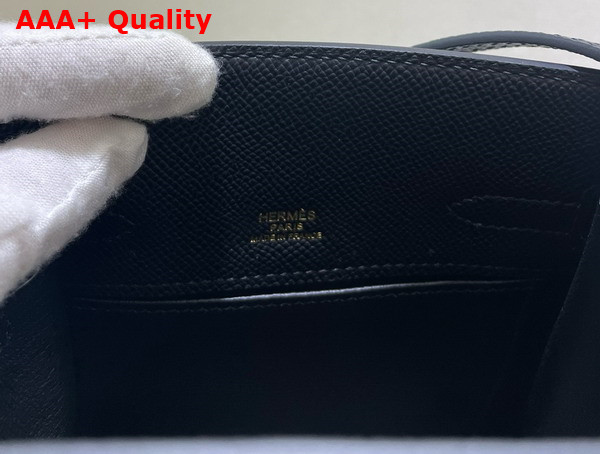 Hermes Kelly Sport Handbag in Black Epsom Leather Replica