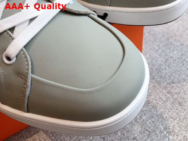 Hermes Kid Sneaker in Gris Calfskin Replica