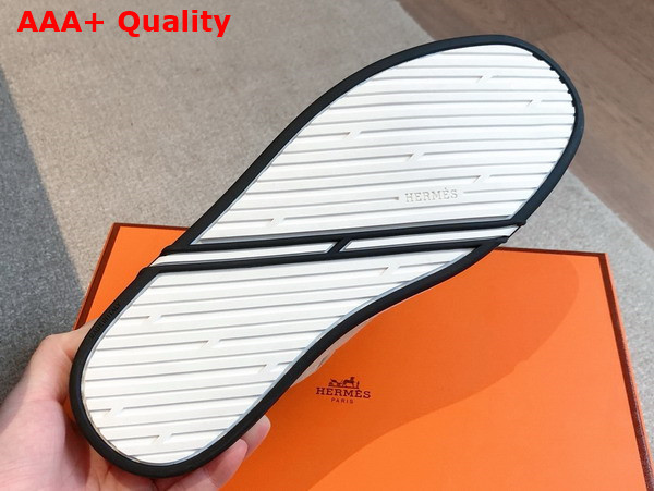 Hermes Kid Sneaker in Tan Suede Goatskin Replica