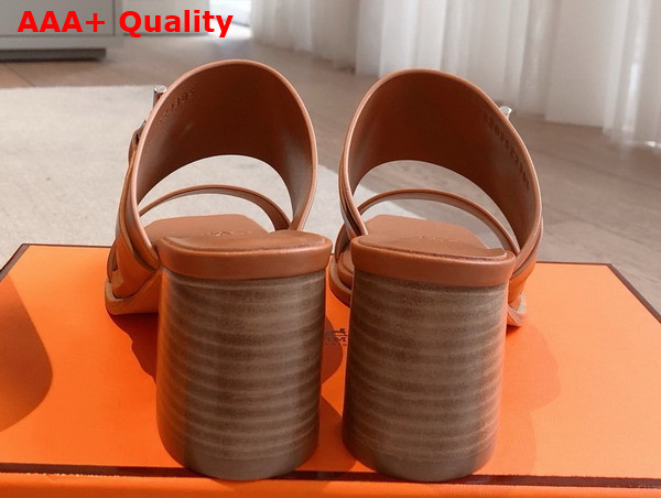 Hermes Kute 60 Sandal in Naturel Calfskin Replica