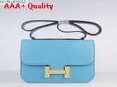Hermes Large Constance Skyblue Gold Lock Replica
