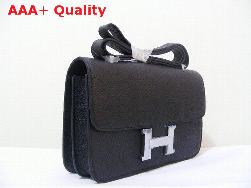 Hermes Large Constance Black Silver Lock Replica