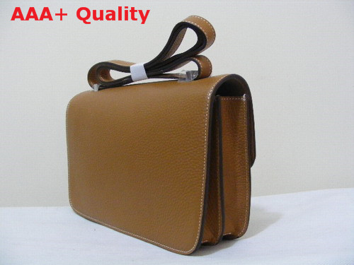 Hermes Large Constance Tan Silver Lock Replica