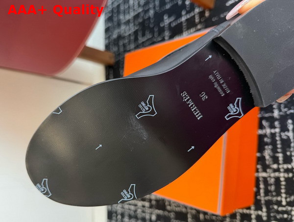 Hermes Leo Ankle Boot in Noir Buffalo Replica