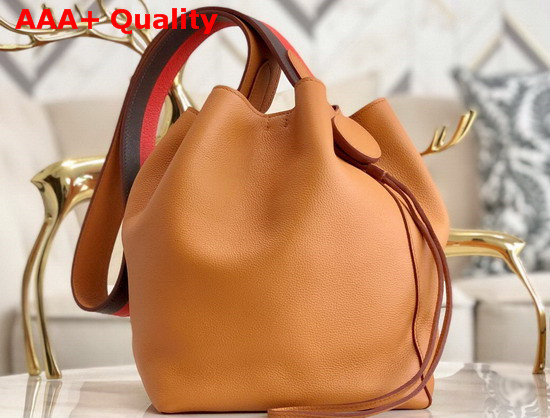 Hermes Licol Hermes 17 Bag Toffee Evercolor Calfskin Replica