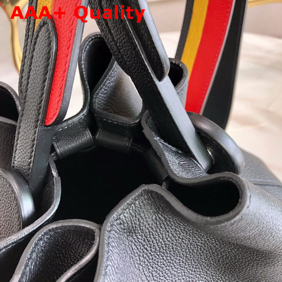 Hermes Licol Hermes 17 Bag in Black Evercolor Calfskin Replica