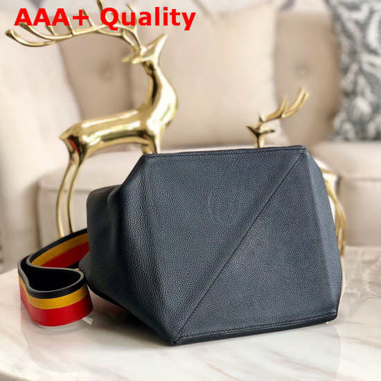 Hermes Licol Hermes 17 Bag in Black Evercolor Calfskin Replica